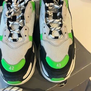 Balenciaga White and Gray Sneakers